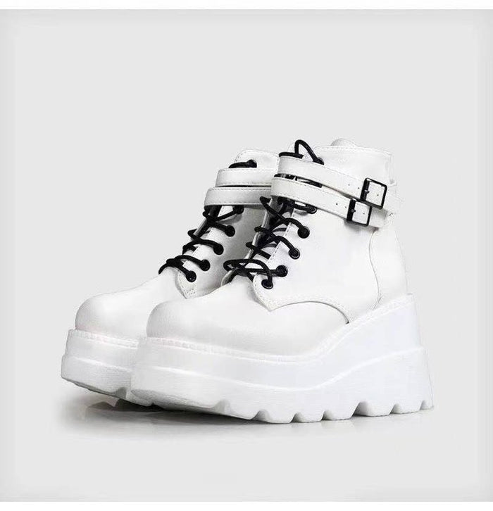 Fashion Women's Platform Ankle Boots (European & American)