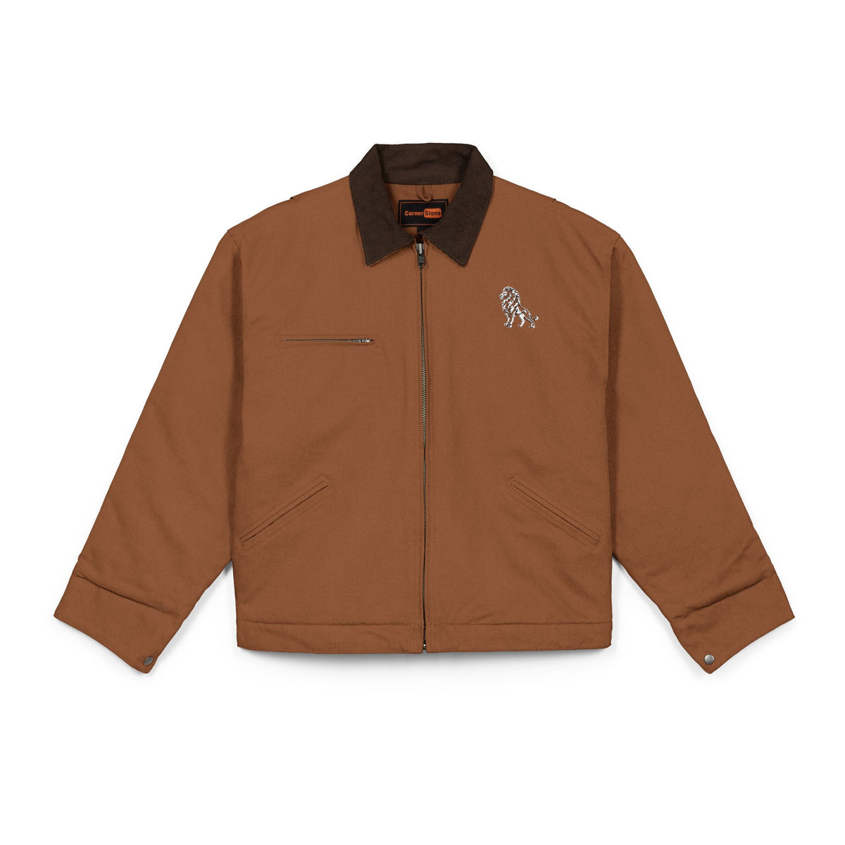 Brown Duck Cloth Work Jacket