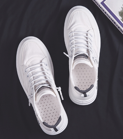 Autumn High-Top Korean Style Canvas Sneakers for Men